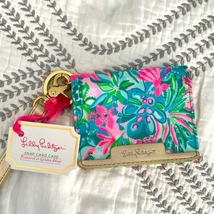 NWT Lilly Pulitzer Snap Card Case